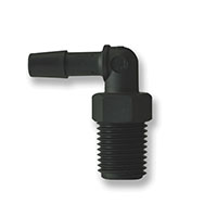 AL-R Series Male National Pipe Thread (MNPT) to Barb Plastic Elbow Fittings