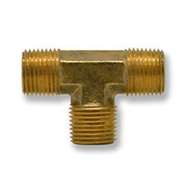 BMT Series Male National Pipe Thread (MNPT) Brass Forged Tee Connector