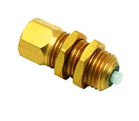 CMPI Series 10-32 Male Brass Panel Mount Pressure Indicator