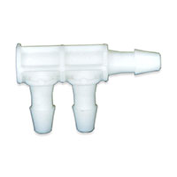 DTF-S Series F-Style Single Barbed Double Tube Tee Fitting