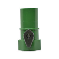 GHBVS-F-S Series Garden Hose x 0.650 Slip Acrylonitrile Butadiene Styrene (ABS) Connector Fitting