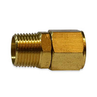 SNPW Series Male National Pipe Thread (MNPT) Brass Swivel Fitting
