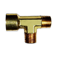 1/8 Inch (in) Male National Pipe Thread (MNPT) Forged Tee