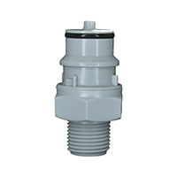 Gray Polypropylene Male Thread Plug Adapter Fittings