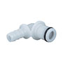 1/4 and 3/8 Inch (in) Tube Size Barbed Quick Elbow