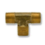 BMT Series Male National Pipe Thread (MNPT) Brass Forged Tee Connector