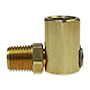 1/4 Inch (in) Size Male National Pipe Thread (MNPT) x 1/4 Inch (in) Size Female National Pipe Thread (FNPT) Brass Elbow