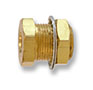 1/2 Inch (in) Female 1-1/8, 14 Unified Number Bulkhead