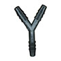 Y-T Series Multi-Barbed Black Polypropylene Wye