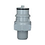Gray Polypropylene Male Thread Plug Adapter Fittings